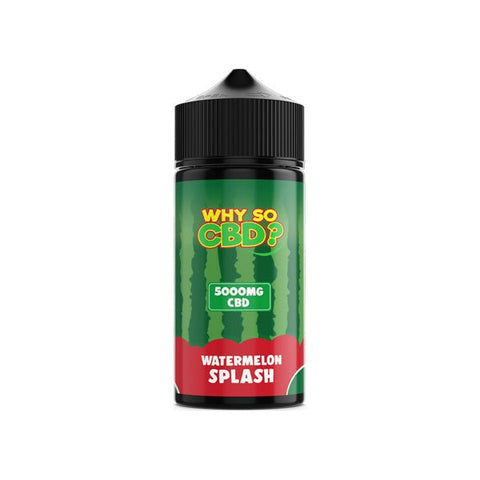 Why So CBD? 5000mg Full Spectrum CBD E - liquid 120ml - CBD Shack