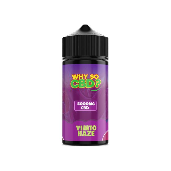 Why So CBD? 5000mg Full Spectrum CBD E - liquid 120ml - CBD Shack