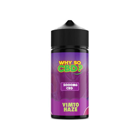 Why So CBD? 5000mg Full Spectrum CBD E - liquid 120ml - CBD Shack