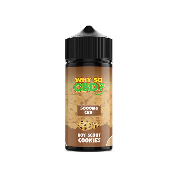 Why So CBD? 5000mg Full Spectrum CBD E - liquid 120ml - CBD Shack