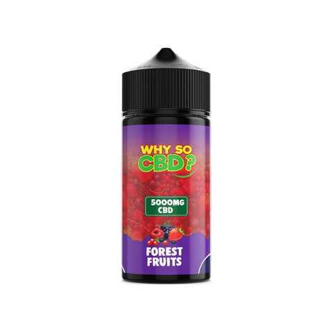 Why So CBD? 5000mg Full Spectrum CBD E - liquid 120ml - CBD Shack