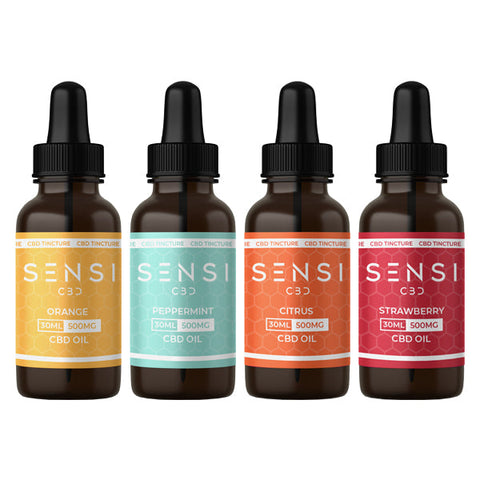 Sensi CBD 500mg - 5000ng CBD Broad-Spectrum Tinture Oil 30ml (BUY 1 GET 1 FREE)