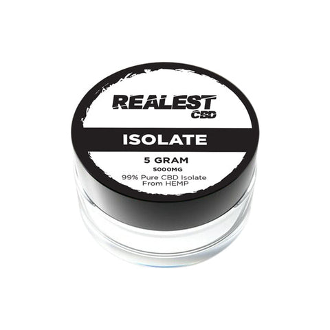 Pure CBD Isolate by Realest - 500mg to 5000mg CBD - 99% Purity! - (BUY 1 GET 1 FREE)