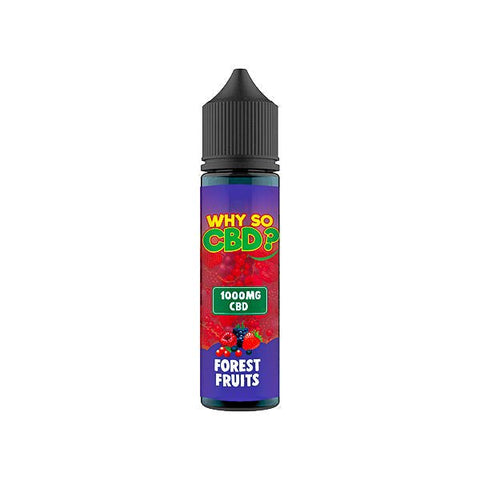 Why So CBD? 1000mg Full Spectrum CBD E - liquid 60ml - CBD Shack