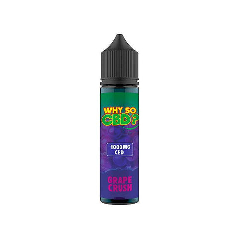 Why So CBD? 1000mg Full Spectrum CBD E - liquid 60ml - CBD Shack