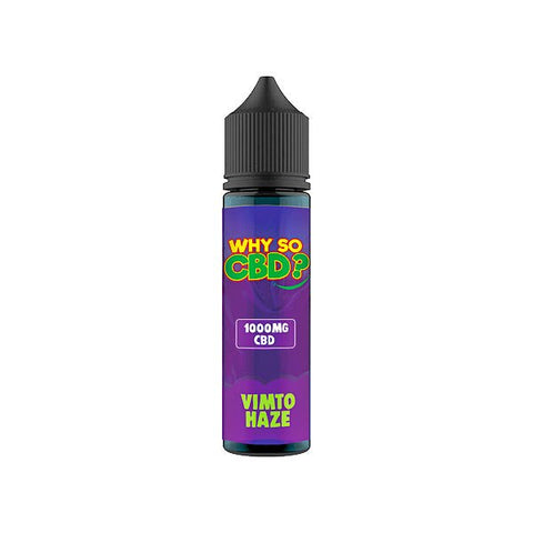 Why So CBD? 1000mg Full Spectrum CBD E - liquid 60ml - CBD Shack