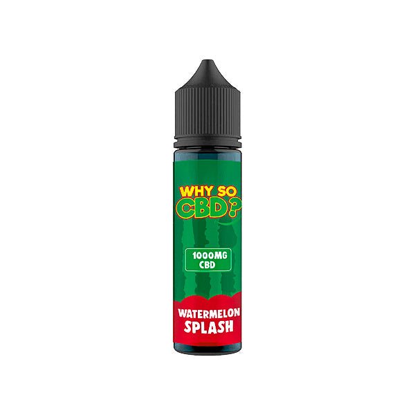 Why So CBD? 1000mg Full Spectrum CBD E - liquid 60ml - CBD Shack