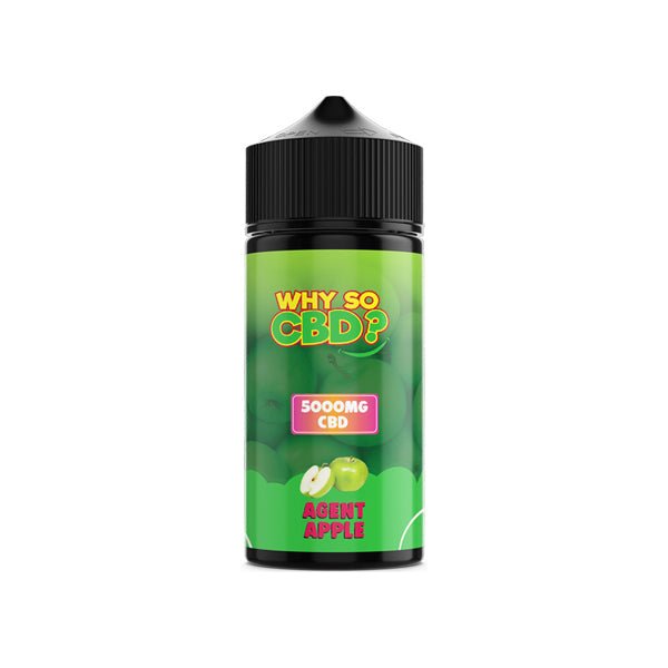 Why So CBD? 5000mg Full Spectrum CBD E - liquid 120ml - CBD Shack