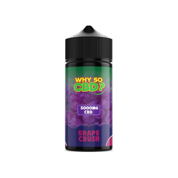 Why So CBD? 5000mg Full Spectrum CBD E - liquid 120ml - CBD Shack