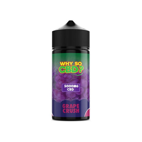 Why So CBD? 5000mg Full Spectrum CBD E - liquid 120ml - CBD Shack