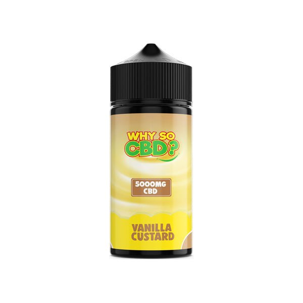 Why So CBD? 5000mg Full Spectrum CBD E - liquid 120ml - CBD Shack