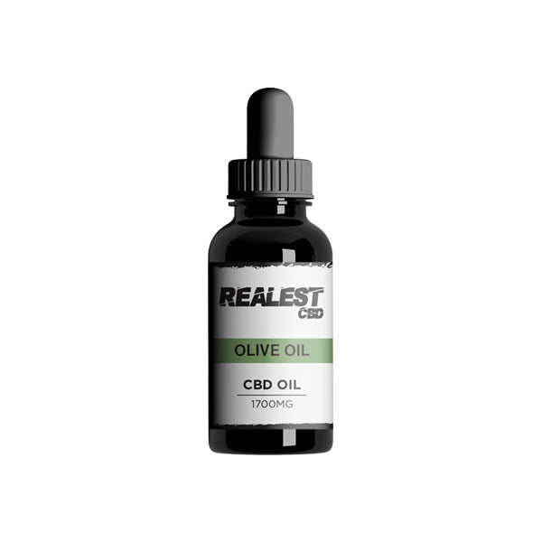 Realest CBD 400mg - 1700mg Broad Spectrum CBD Olive Oil - 30ml (BUY 1 GET 1 FREE)