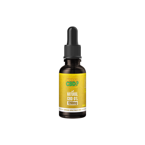 Why So CBD? 600mg - 3000mg Broad-Spectrum CBD Natural Oil - 30ml