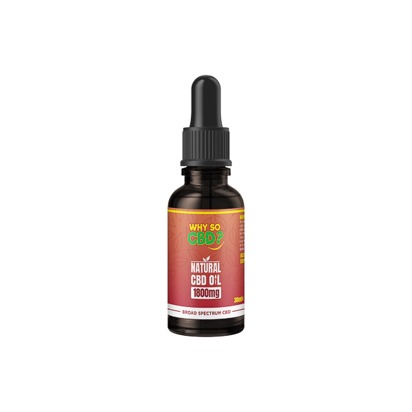 Why So CBD? 600mg - 3000mg Broad-Spectrum CBD Natural Oil - 30ml