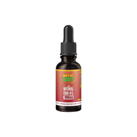 Why So CBD? 600mg - 3000mg Broad-Spectrum CBD Natural Oil - 30ml