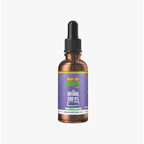 Why So CBD? 2400mg - 4800mg Broad-Spectrum CBD Natural Oil - 50ml