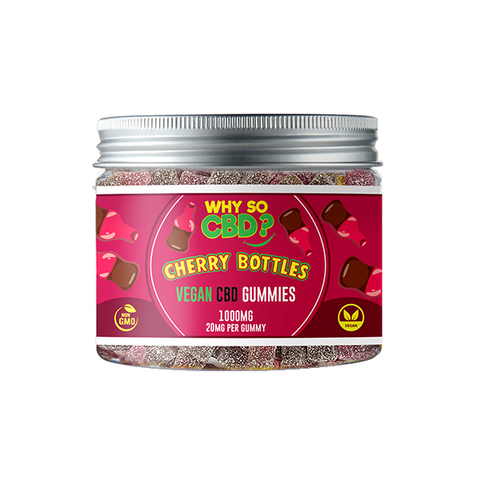 Why So CBD? 1000mg Broad Spectrum CBD Small Vegan Gummies - 11 Flavours