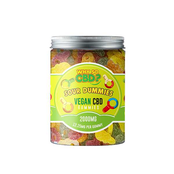 Why So CBD? 2000mg CBD Large Vegan Gummies - 11 Flavours