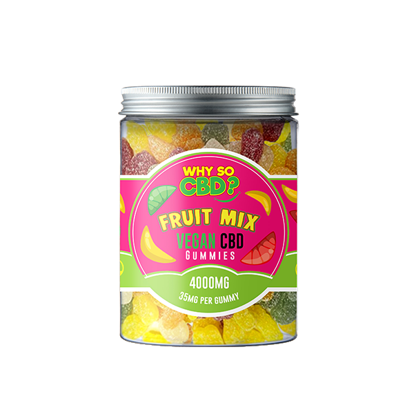 Why So CBD? 4000mg CBD Large Vegan Gummies - 11 Flavours