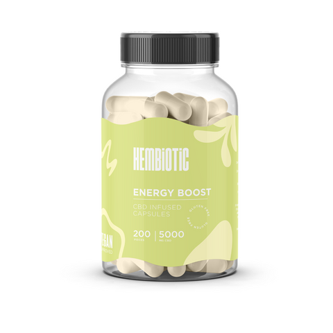 Hembiotic 5000mg Bulk CBD Capsules - 200 Caps