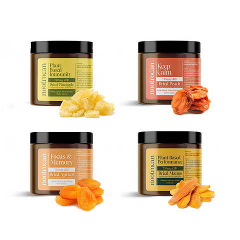 CBD Dried Fruits by Nootrocan 375mg-750mg Full Spectrum CBD - 4 Flavours! 150/300g