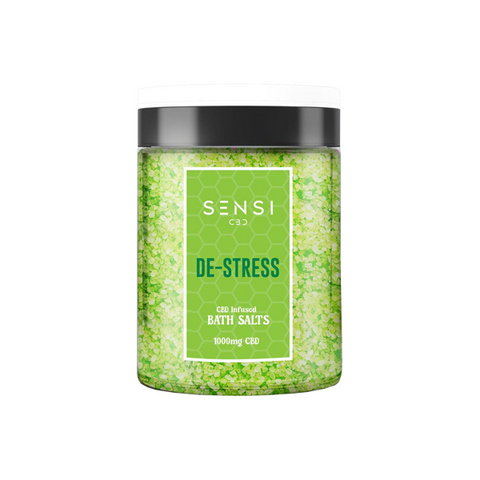 CBD Infused Bath Salts by Sensi CBD - 1000mg CBD - 700g (BUY 1 GET 1 FREE)