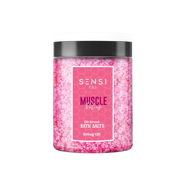 CBD Infused Bath Salts by Sensi CBD - 1000mg CBD - 700g (BUY 1 GET 1 FREE)
