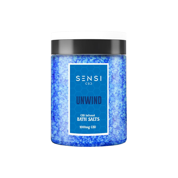 CBD Infused Bath Salts by Sensi CBD - 1000mg CBD - 700g (BUY 1 GET 1 FREE)