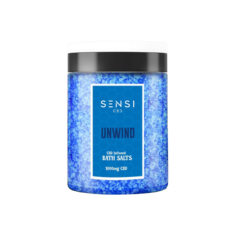 CBD Infused Bath Salts by Sensi CBD - 1000mg CBD - 700g (BUY 1 GET 1 FREE)