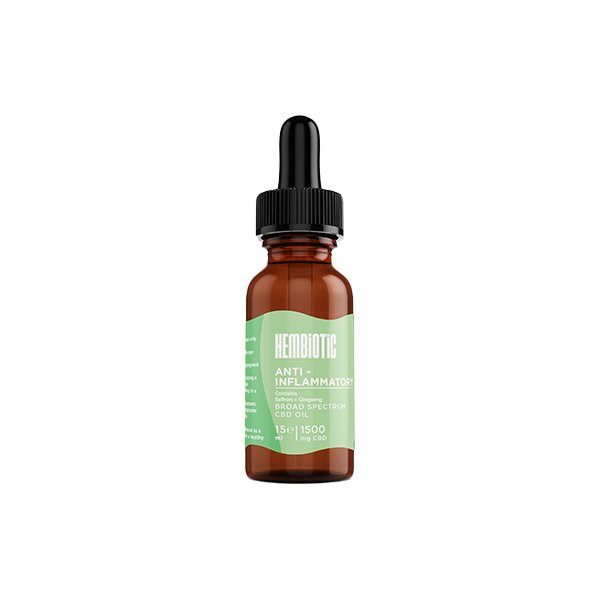 Hembiotic 500mg -5000mg Broad-Spectrum CBD Oil