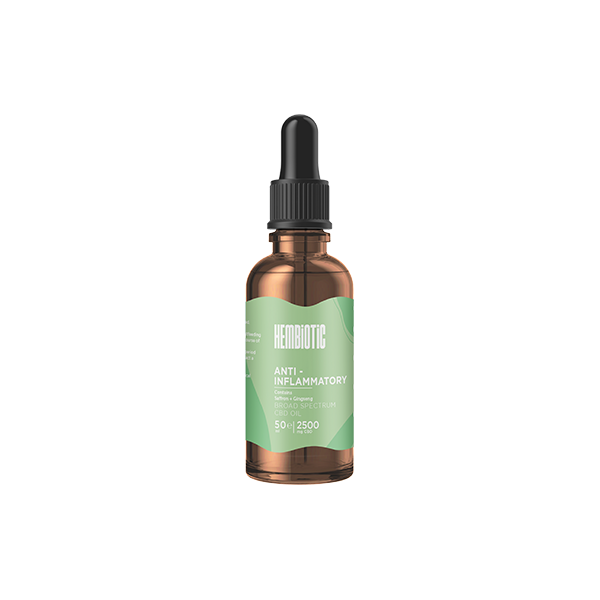 Hembiotic 500mg -5000mg Broad-Spectrum CBD Oil