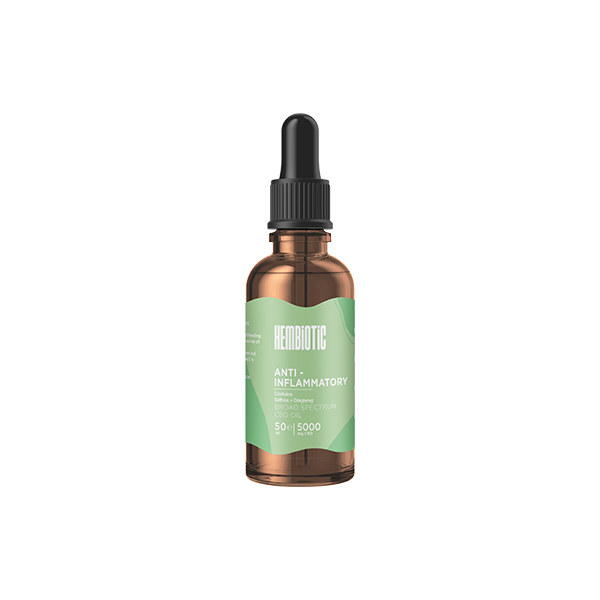 Hembiotic 500mg -5000mg Broad-Spectrum CBD Oil