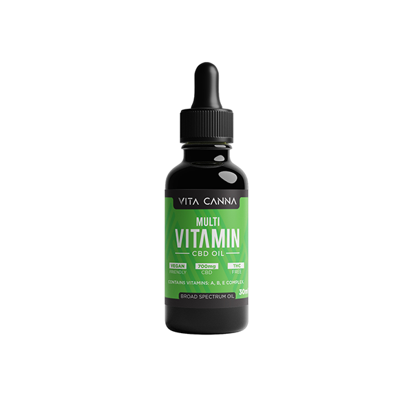 Vita Canna 700mg/1400mg/2800mg Broad Spectrum CBD C8 MCT Oil - 30ml