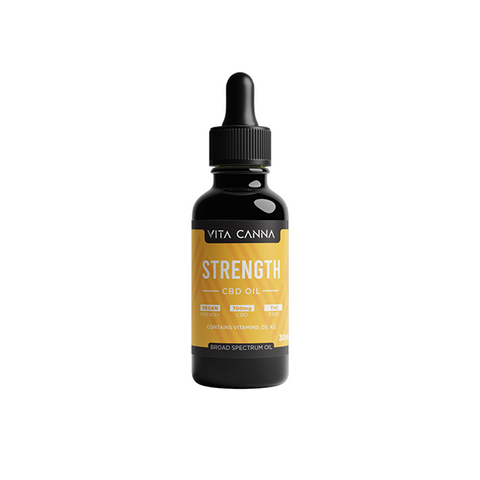 Vita Canna 700mg/1400mg/2800mg Broad Spectrum CBD C8 MCT Oil - 30ml