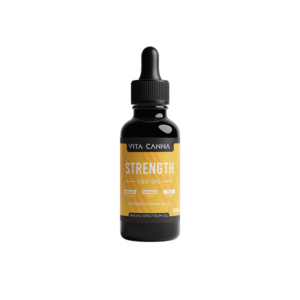 Vita Canna 700mg/1400mg/2800mg Broad Spectrum CBD C8 MCT Oil - 30ml