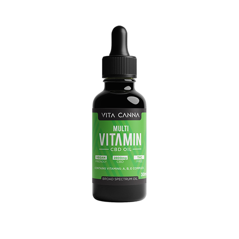 CBD Oil by Vita Canna - 700mg to 2800mg - Broad Spectrum C8 MCT Oil - 30ml