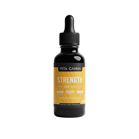 CBD Oil by Vita Canna - 700mg to 2800mg - Broad Spectrum C8 MCT Oil - 30ml