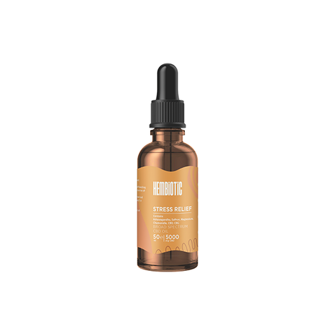 Hembiotic 500mg -5000mg Broad-Spectrum CBD Oil