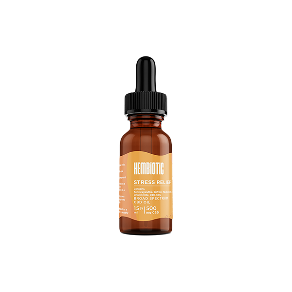 Hembiotic 500mg -5000mg Broad-Spectrum CBD Oil