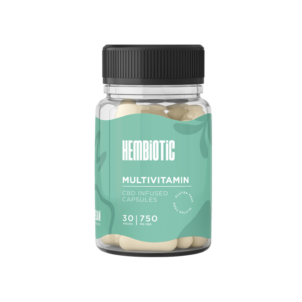 Hembiotic 750mg CBD Capsules - 30 Caps