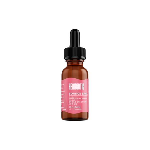 Hembiotic 500mg -5000mg Broad-Spectrum CBD Oil