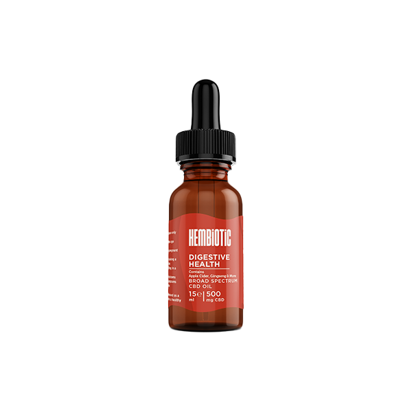 Hembiotic 500mg -5000mg Broad-Spectrum CBD Oil