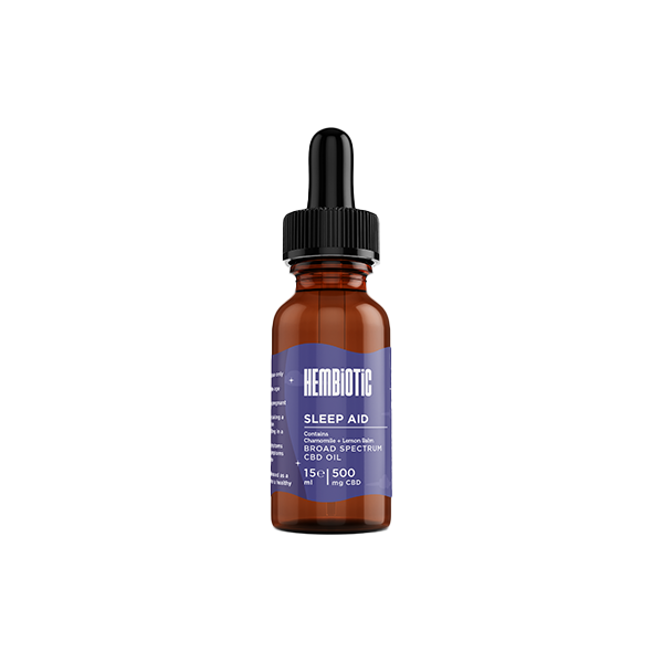 Hembiotic 500mg -5000mg Broad-Spectrum CBD Oil