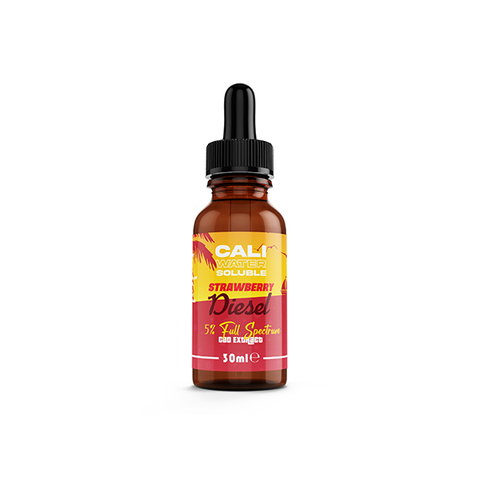 Full Spectrum CBD Extract by Cali CBD - 5% Water Soluble - 6 Flavours - 30ml