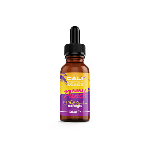 Full Spectrum CBD Extract by Cali CBD - 10% Water Soluble - 6 Flavours - 30ml