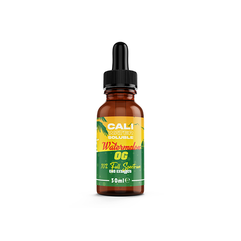 Full Spectrum CBD Extract by Cali CBD - 10% Water Soluble - 6 Flavours - 30ml