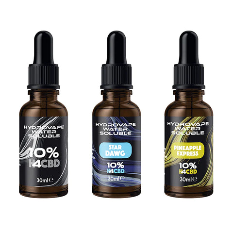 Hydrovape 500mg - 3000mg Water Soluble H4 CBD Drops - 10ml/30ml