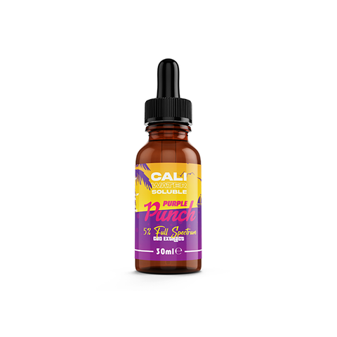 Full Spectrum CBD Extract by Cali CBD - 5% Water Soluble - 6 Flavours - 30ml