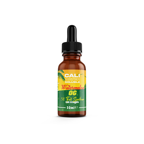 Full Spectrum CBD Extract by Cali CBD - 5% Water Soluble - 6 Flavours - 30ml
