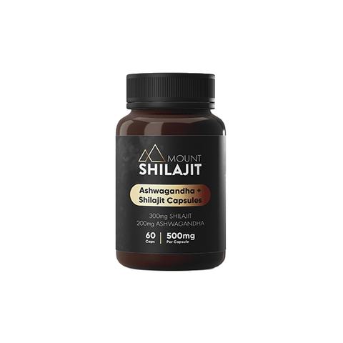 Mount Shiljit 30000mg Ashwagandha & Shilajit Capsules - 60 caps - CBD Shack